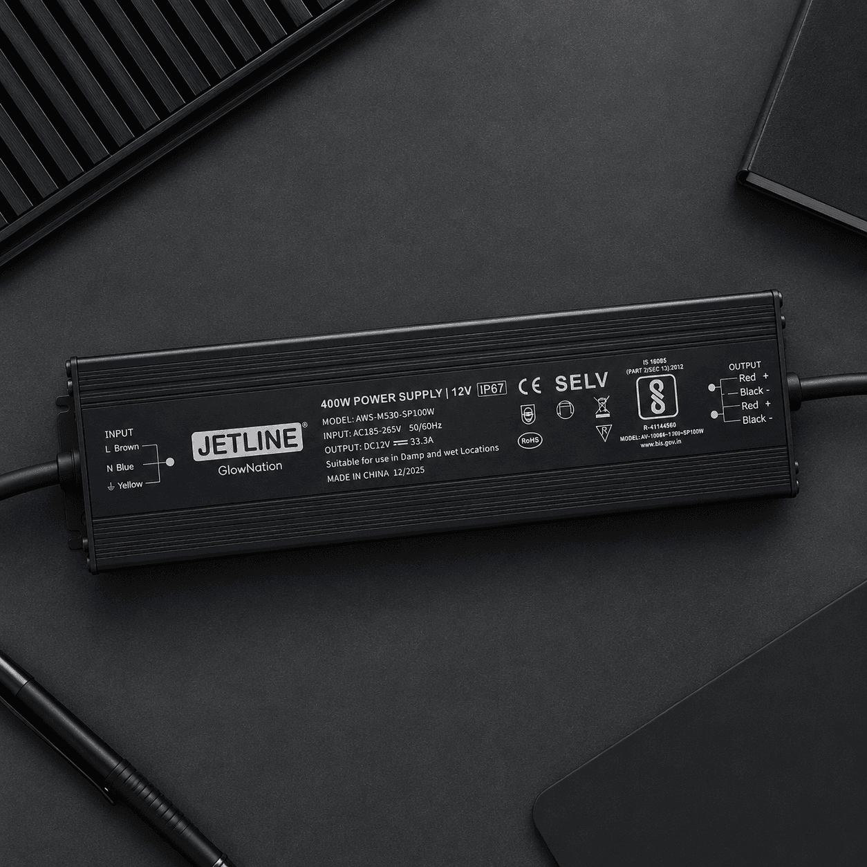 Power Supply 12V 400W Waterproof thumbnail 2