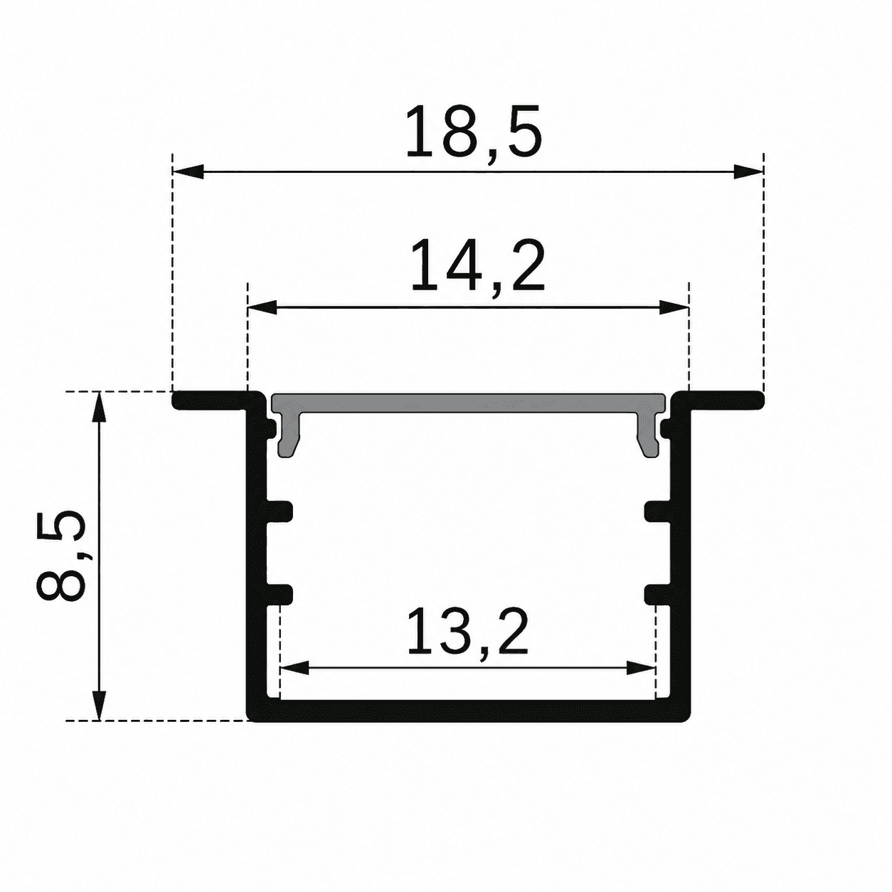 1408 Concealed Profile thumbnail 2
