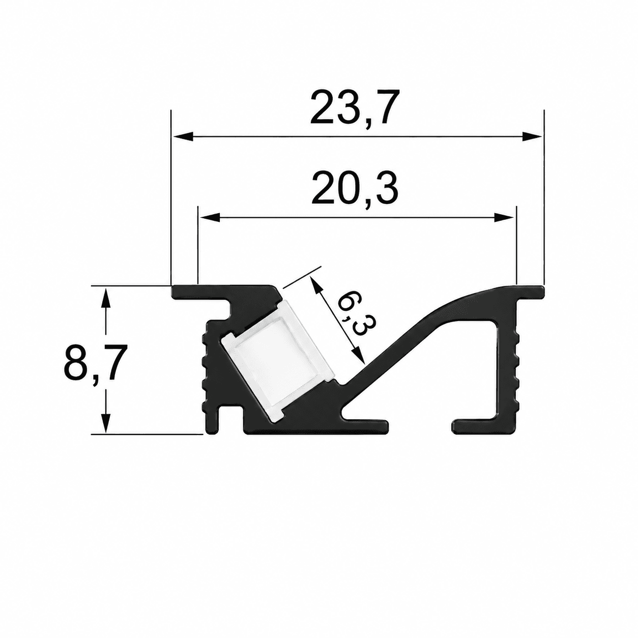 512 Wardrobe Profile BK+WH thumbnail 2